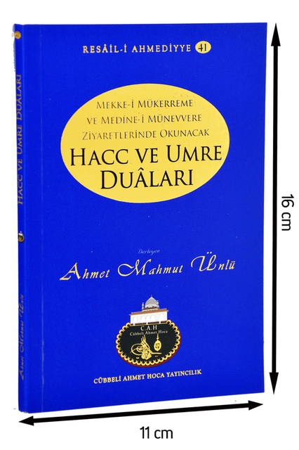 Cübbeli Ahmed Hodja Hajj and Umrah Prayers Book-1155 - 1