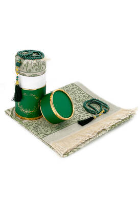 Custom Roller Boxed Prayer Mat Set Green - 2