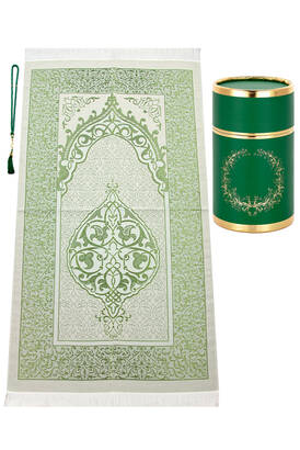 Custom Roller Boxed Prayer Mat Set Green - 1