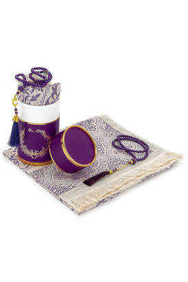 Custom Roller Boxed Prayer Mat Set Purple - 2