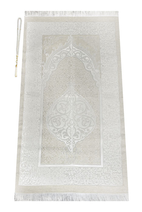 Custom Roller Boxed Prayer Mat Set White - 6