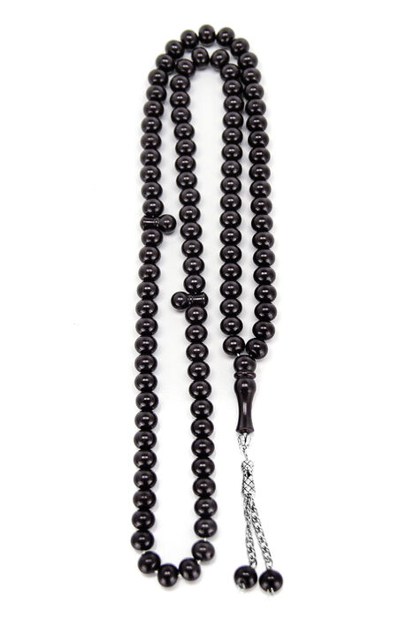 Dervish Rosary 14 mm Acrylic 1 Piece Black - 1