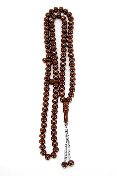 Dervish Rosary 14 mm Acrylic 1 Piece Brown - 1