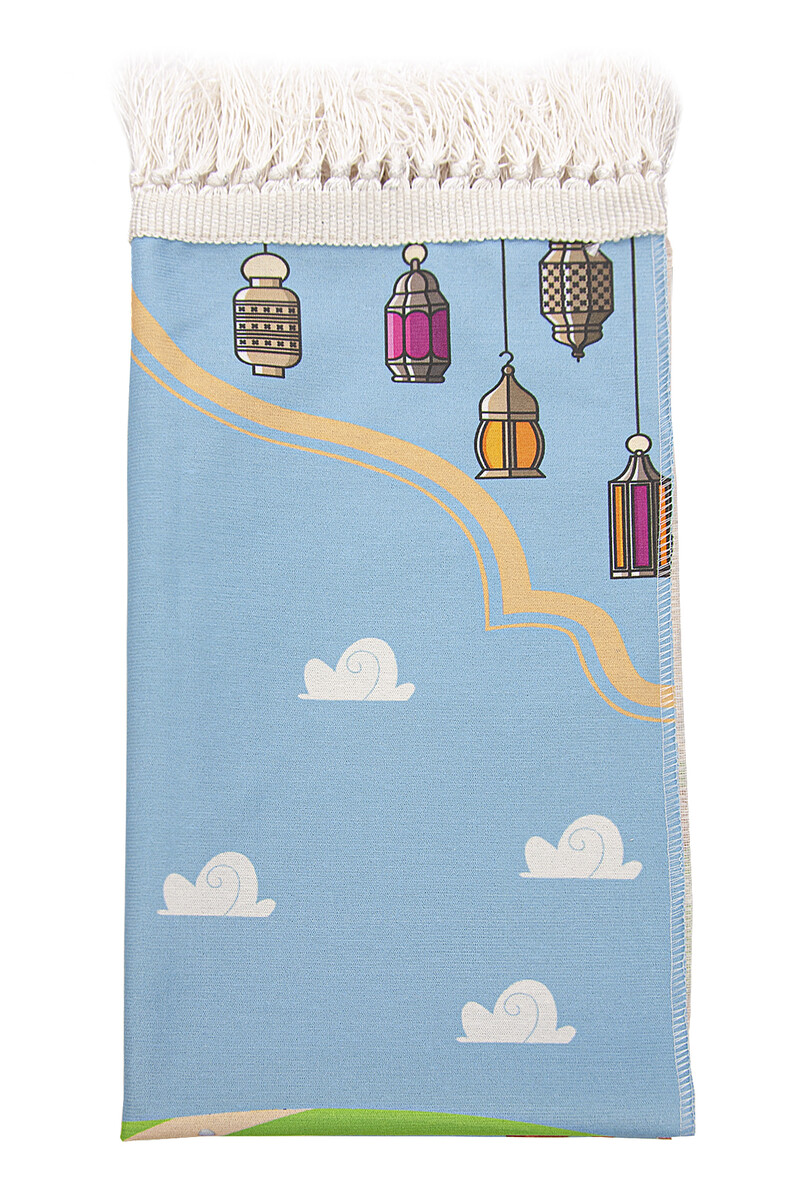 Digital Printed Children's Prayer Mat - With Trolley - 44 X 78 cm - 3