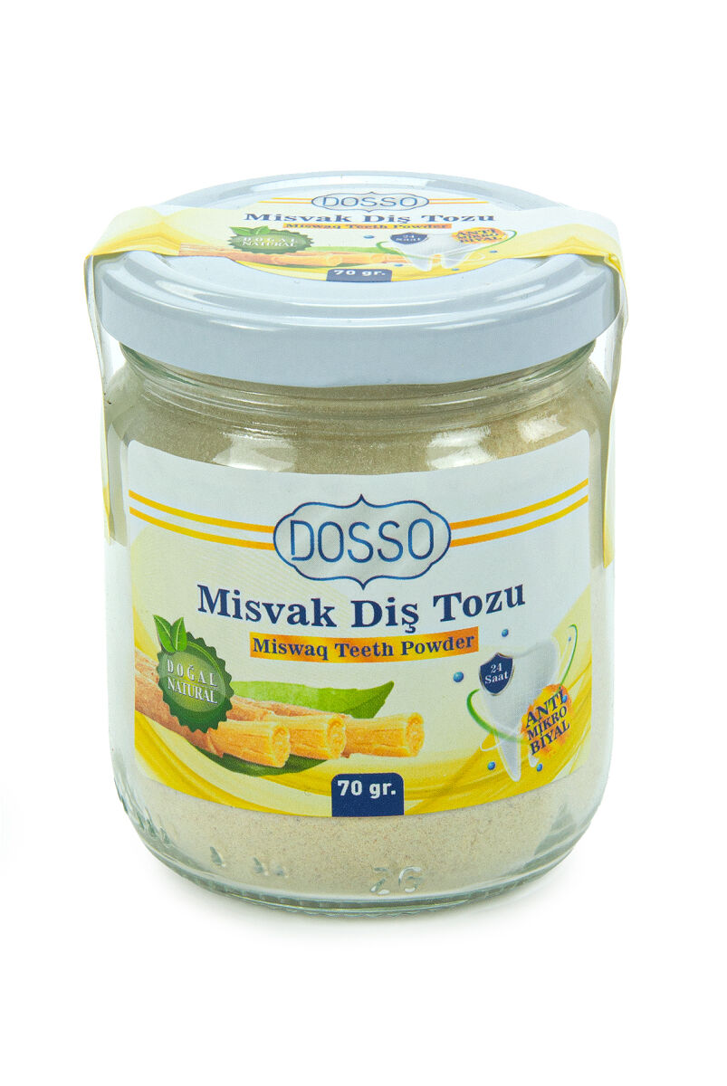 Doğal Misvak Diş Tozu 70 gr Kimyasal İçermeyen Antibakteriyel Ağız Bakımı - 3