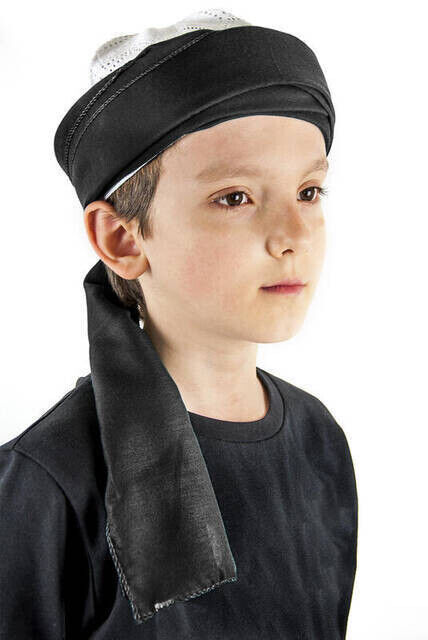 Dolama Turban Cloth - Black - 1