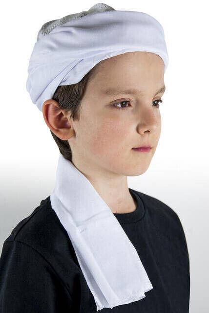 Dolama Turban Cloth - White - 1