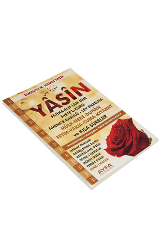 Economic Book of Yasin - Medium Size - 80 Pages - Yellow Color - Ayfa Publishing House - Mevlüt Gift - 2