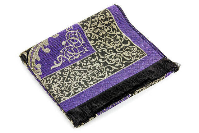 Economic Ottoman Taffeta Prayer Rug - 0150 - Lilac Color - 2