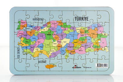 Educational Wooden Turkey Provinces Map Puzzle - 3