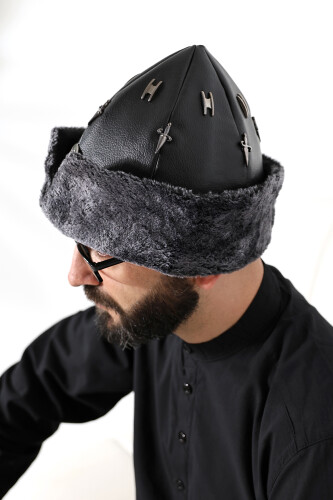 Ertuğrul Hat - Börk Hat - Gray Color - 5