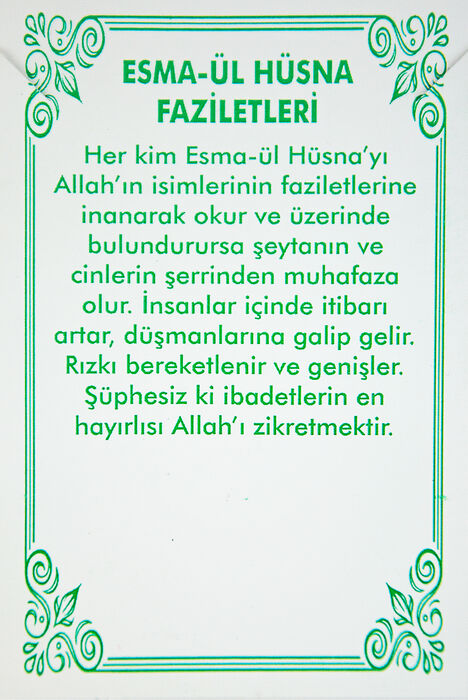 Esmaül Hüsna Kolye - 2