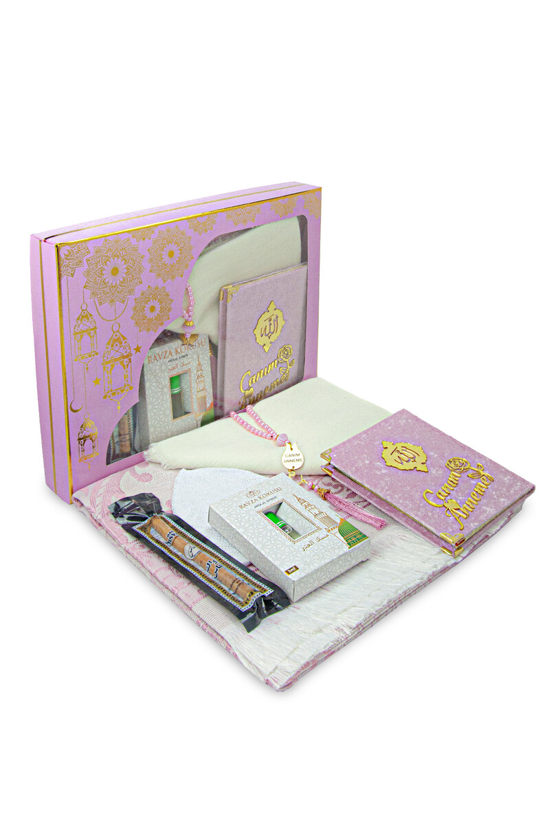 Essenced Gift Worship Set with Prayer Rug Special for Mother's Day - 1