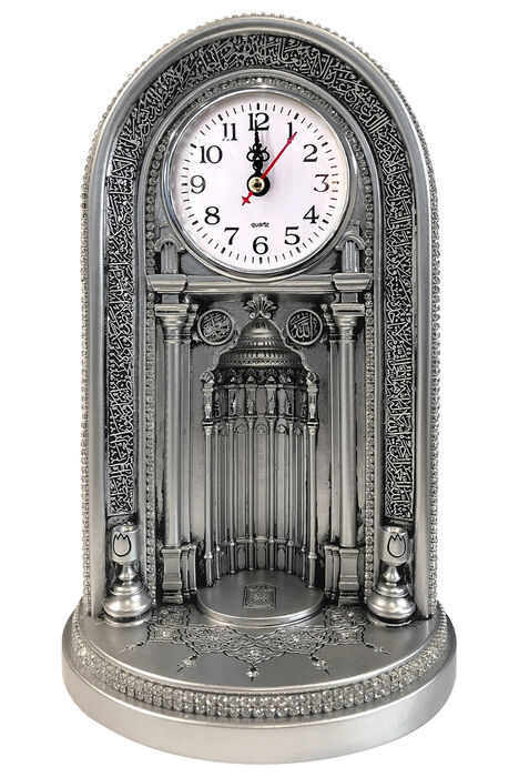 Eyüp Sultan Mosque Clock Mihrab Trinket Large Silver - 1