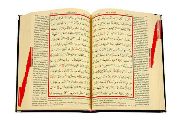 Father's Day Special Velvet Covered Quran - Plain Arabic - Medium Size - Black - 2