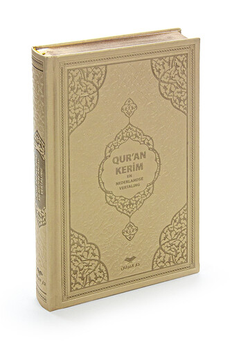 Felemenkçe Mealli Orta Boy Kuranı Kerim Gold Hollandaca - Quran Kerim En Nederlandse Vertaling - 1