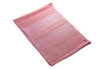 Flamed Silvery Shawl - Pink - 1