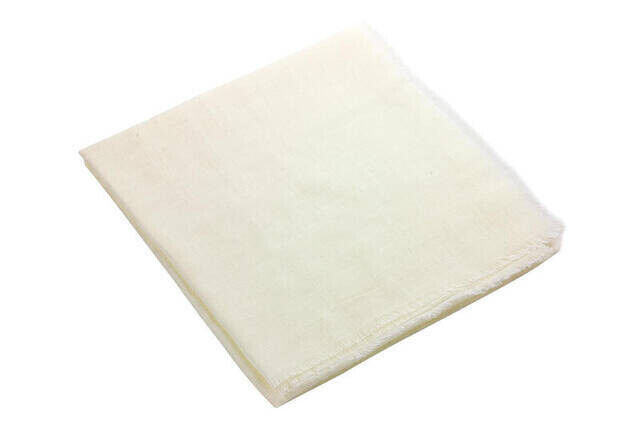 Flamed Square Cotton Linen - Cream - 1