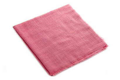 Flamed Square Cotton Linen - Fuchsia - 1