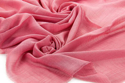 Flamed Square Cotton Linen - Fuchsia - 2