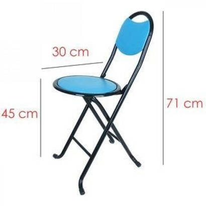 Foldable Prayer Stool - Backed Stool - Picnic Chair - 1