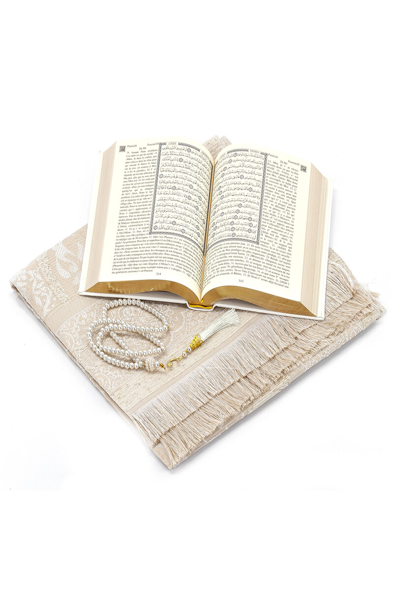 French Meal Quran Set - Gold Color - 3