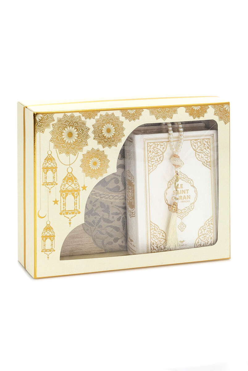 French Meal Quran Set - White - 2