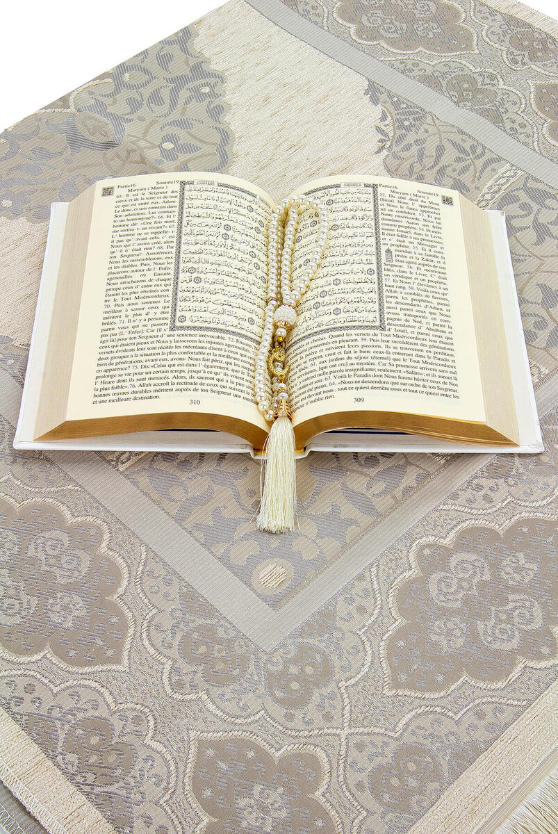 French Meal Quran Set - White - 4