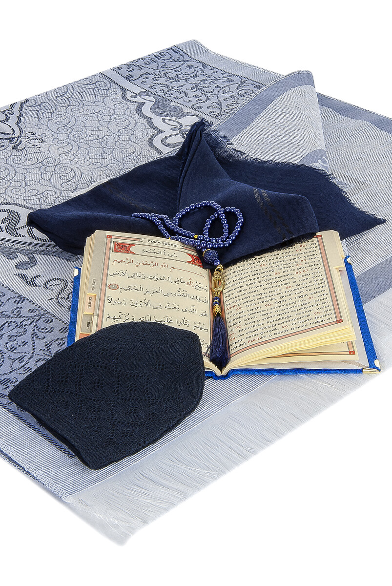 Gift Mevlid Set - Navy Blue - 4