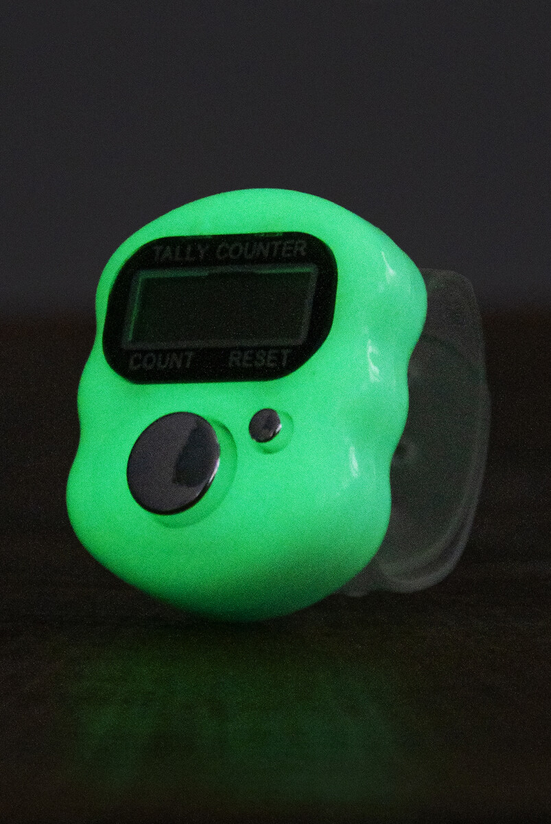 Glow in the Dark Phosphorescent Zikirmatik - Gray - 2