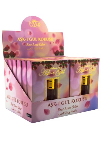 Gül Kokusu Alkolsüz Esans 3ml 12li Paket 