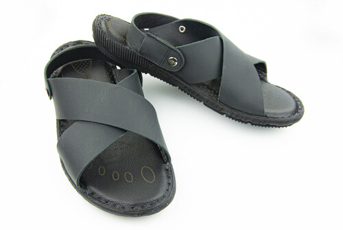 Hajj Umrah Sandal - Black Color - 3