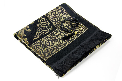 Hajj Umrah Mevlid Set 50 - The Holy Quran - Prayer Rug - Essence - Rosary - Hicaz Album - Date - Boxed - 6