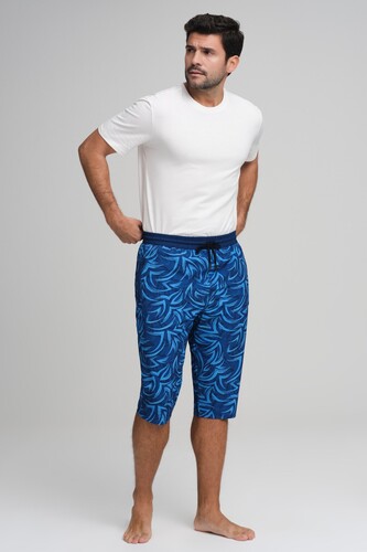 Haşema Hsm-2974-22 Baykal Sax Blue Men's Shorts - 1