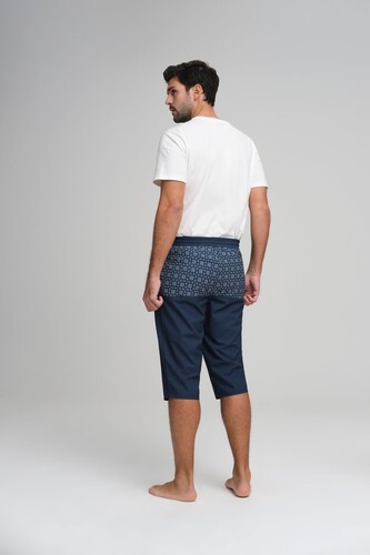 Haşema Hsm-2981-22 Bera Indigo Blue Men's Shorts - 3