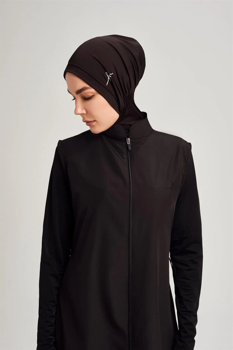 Haşema Şeyma Stylish Gilet Hijab Swimsuit H-6025-20 - 5