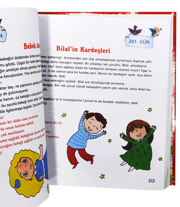 Hikayelerle 365 Gün Dua Dini Eğitici Kitap Oyuncak -1175 - 2