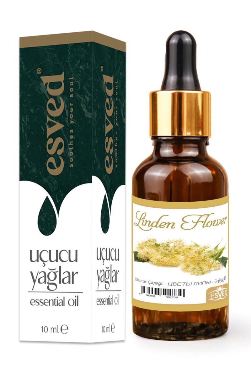 Ihlamur Çiçeği Kokusu Saf Esansiyel Uçucu Yağ Buhurdanlık Yağı Difüzör Esansı Aromaterapi Ortam Koku 10ml - 1