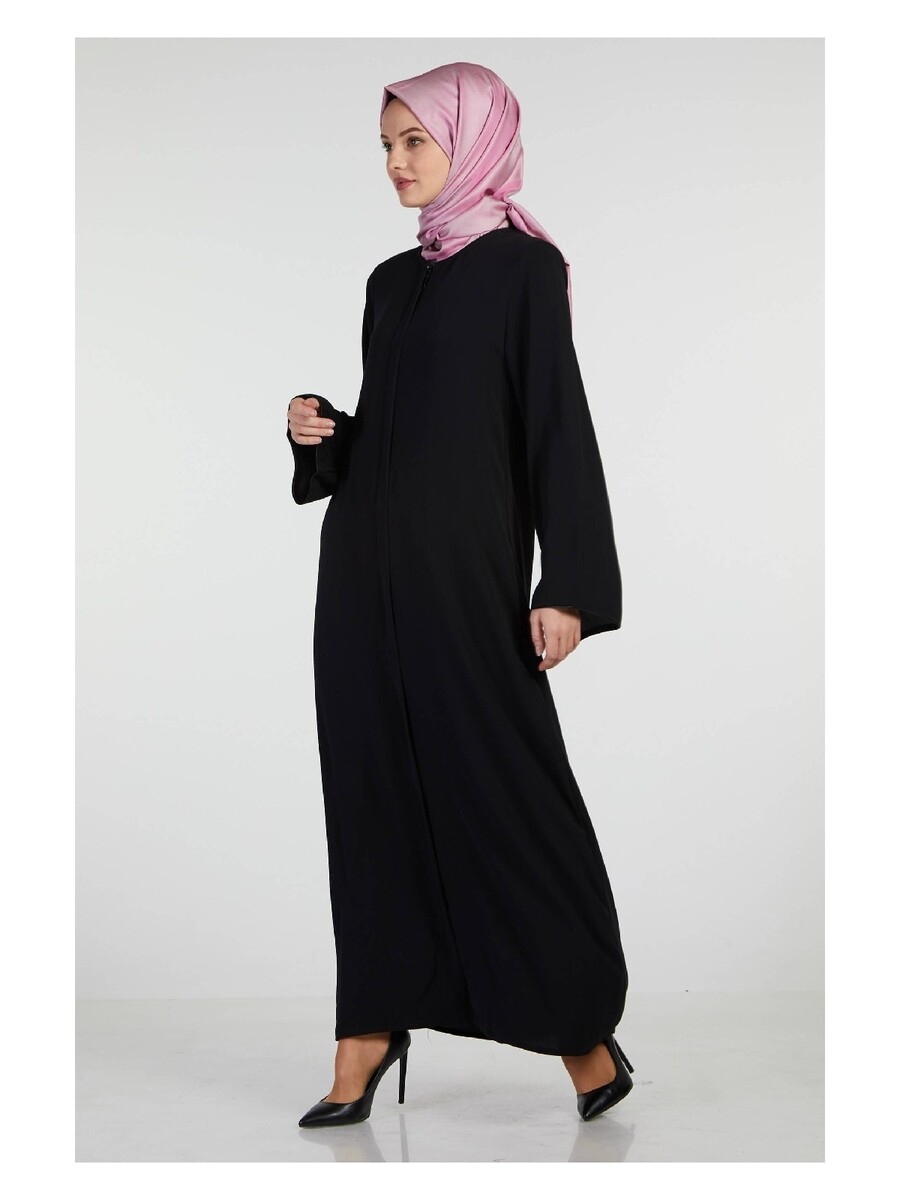 İhvan Elite Fabric Black Aveze Abaya - 4