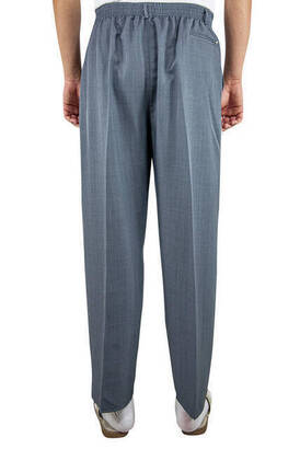 İhvan Fabric Baggy Trousers Seasonal - Gray - 2