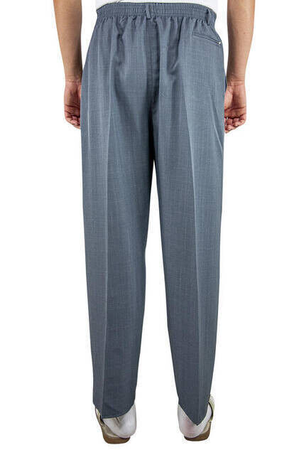 İhvan Fabric Baggy Trousers Seasonal - Gray - 2