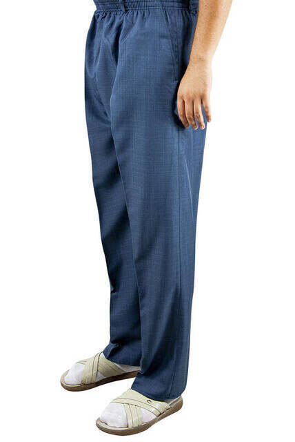 İhvan Fabric Shalwar Trousers Seasonal - Blue - 1