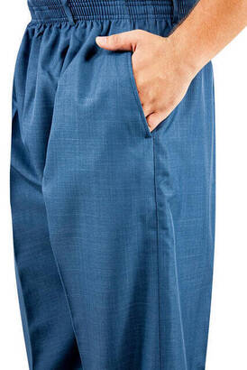 İhvan Fabric Shalwar Trousers Seasonal - Blue - 3