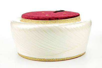 Imam Turban - Gilded - Cream Colored - 1