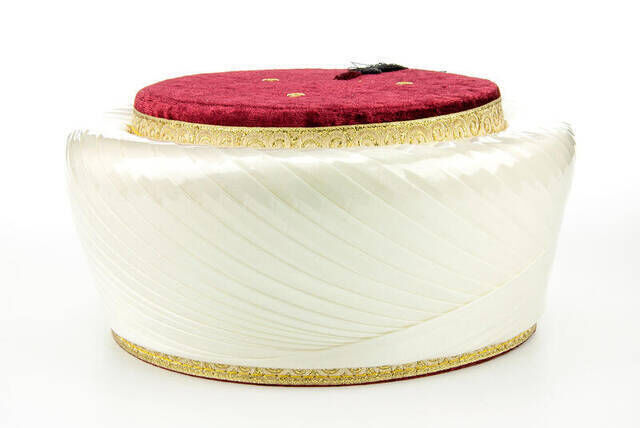 Imam Turban - Gilded - Cream Colored - 1