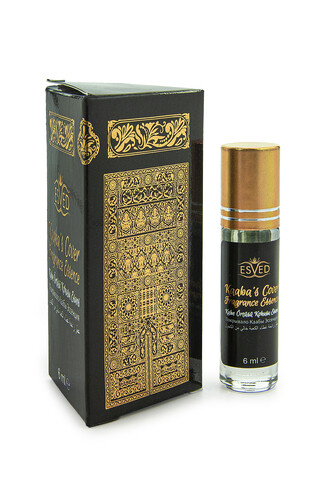 Kaaba Cover Essence 6 Pieces Original Kaaba Cover Scent Glass Bottle 6ML - 5