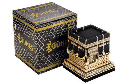 Kaaba Trinket Gold Colored Large - 3