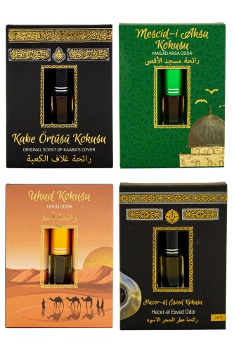 Kabe Örtüsü Kokusu Mescidi Aksa kokusu Uhud Kokusu Ve Hacerül Esved Kokusu Alkolsüz Esans 3ml - 1