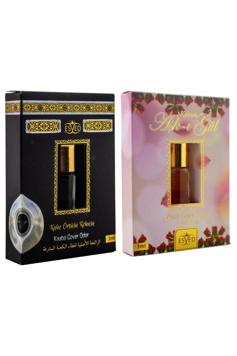 Kabe Örtüsü Kokusu Ve Gül Kokusu Alkolsüz Esans 3Ml - 1