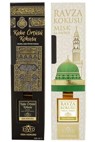 Kabe Örtüsü Kokusu Ve Medine Ravza Kokusu 100 Ml Çubuklu Oda Kokusu 